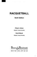 Racquetball by Philip E. Allsen, Pete Witbeck