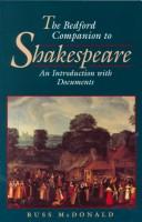 The Bedford companion to Shakespeare by Russ McDonald