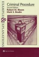 Cover of: Criminal procedure by Robert M. Bloom
