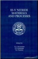 Cover of: Proceedings of the First Symposium on III-V Nitride Materials and Processes