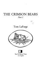 Cover of: The crimson bears.