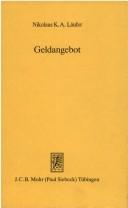 Cover of: Geldangebot by Nikolaus K. A. Läufer
