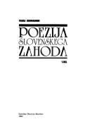Cover of: Poezija slovenskega zahoda