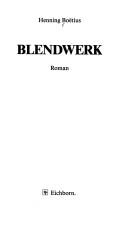 Cover of: Blendwerk: Roman
