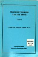 Cover of: Multiculturalism and the state.