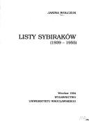 Cover of: Listy sybiraków: 1939-1955