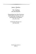 Cover of: Der Ausklang des alten Reiches by James J. Sheehan, James J. Sheehan