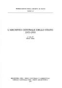 Cover of: L' Archivio centrale dello Stato 1953-1993