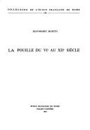 Cover of: La Pouille du VIe au XIIe siècle by Jean-Marie Martin