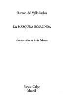 La marquesa Rosalinda by Ramón del Valle-Inclán