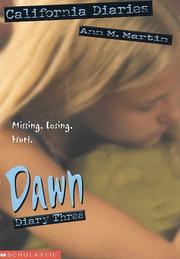 Cover of: California Diaries #11: Dawn: Diary Three