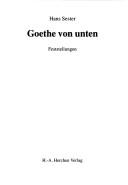 Cover of: Goethe von unten: Festellungen