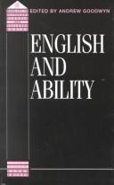 Cover of: English and ability