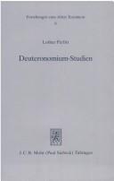 Cover of: Deuteronomium-Studien by Lothar Perlitt