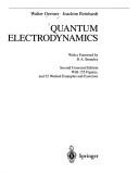 Cover of: Quantum electrodynamics by Walter Greiner