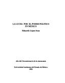 Cover of: La lucha por el poder político en México