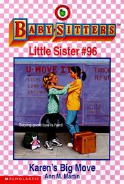Cover of: Karen's Big Move (Baby-Sitters Little Sister) by Ann M. Martin