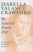 Cover of: Isabella Valancy Crawford | Elizabeth Galvin