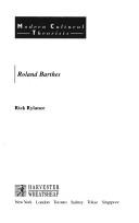 Cover of: Roland Barthes by Rick Rylance