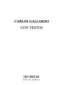 Cover of: Carlos Gallardo by Gallardo, Carlos