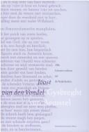 Cover of: Gysbreght van Aemstel by Joost van den Vondel