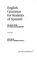 English grammar for students of Spanish by Emily Spinelli