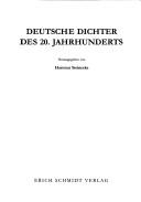 Cover of: Deutsche Dichter des 20. Jahrhunderts