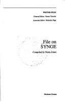 Cover of: File on Synge