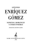 Cover of: Sonetos, romances y otros poemas by Antonio Enríquez Gómez