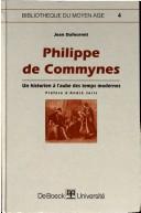 Cover of: Philippe de Commynes: un historien à l'aube des temps modernes