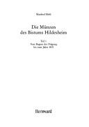 Die Münzen des Bistums Hildesheim by Manfred Mehl