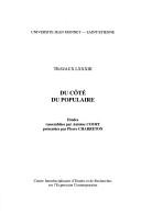 Cover of: Du côté du populaire