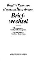 Cover of: Briefwechsel by Brigitte Reimann