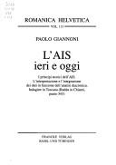 L' AIS ieri e oggi by Paolo Giannoni