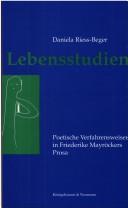 Cover of: Lebensstudien: poetische Verfahrensweisen in Friederike Mayröckers Prosa