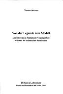 Cover of: Von der Legende zum Modell by Thomas Maissen