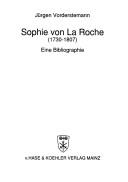 Sophie von La Roche (1730-1807) by Jürgen Vorderstemann
