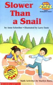 Cover of: Slower Than a Snail (Hello Math Reader-Level 2)