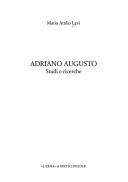 Cover of: Adriano Augusto by Mario Attilio Levi