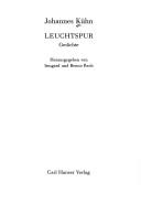 Cover of: Leuchtspur: Gedichte