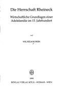 Die Herrschaft Rheineck by Wilhelm Kossin