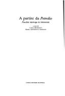 Cover of: A partire da Petrolio: Pasolini interroga la letteratura