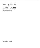 Cover of: Gralslicht by Julian Schutting