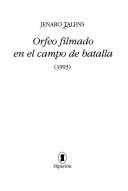 Cover of: Orfeo filmado en el campo de batalla