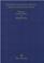 Cover of: Dictionnaire des termes techniques du De architectura de Vitruve