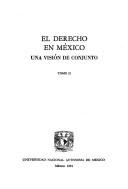 Front cover of El derecho en México by Unknown