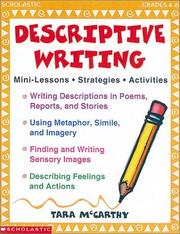 Cover of: Descriptive Writing (Grades 4-8) by Tara McCarthy, Tara McCarthy