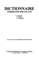 Cover of: Dictionnaire normand-franc̜ais by J.-P Bourdon