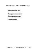 Cover of: Lenguas en contacto en Hispanoamérica: nuevos enfoques