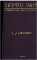 Oriental essays by Arthur John Arberry